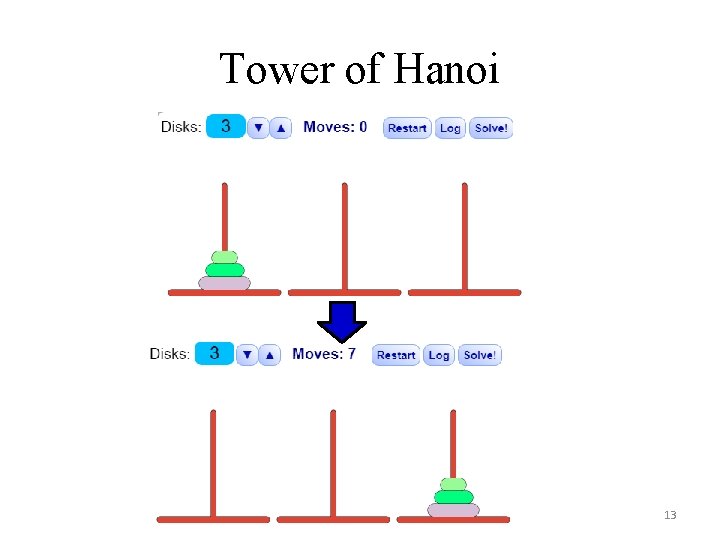 Tower of Hanoi 13 