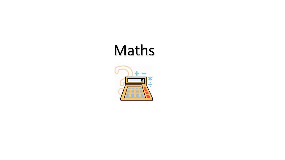 Maths 