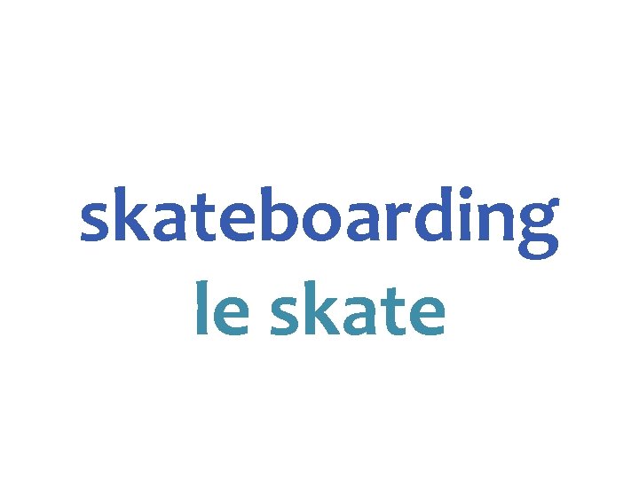skateboarding le skate 