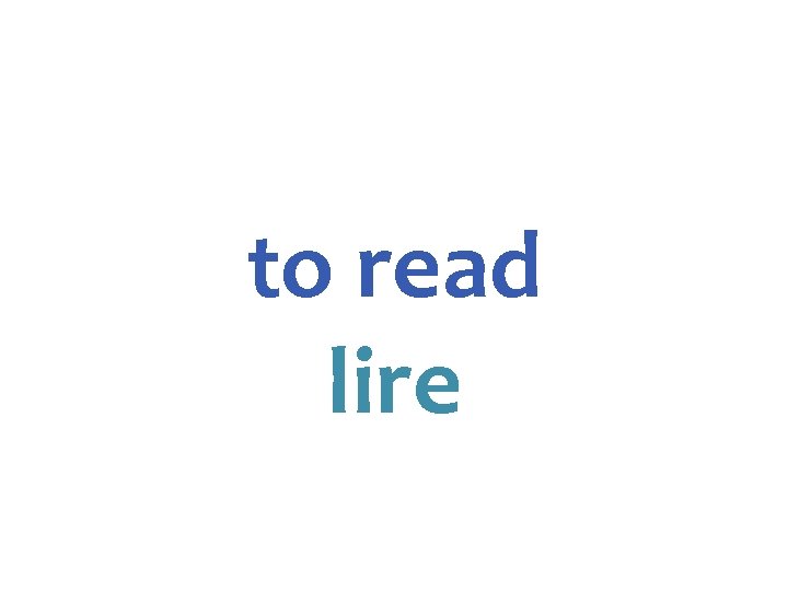 to read lire 