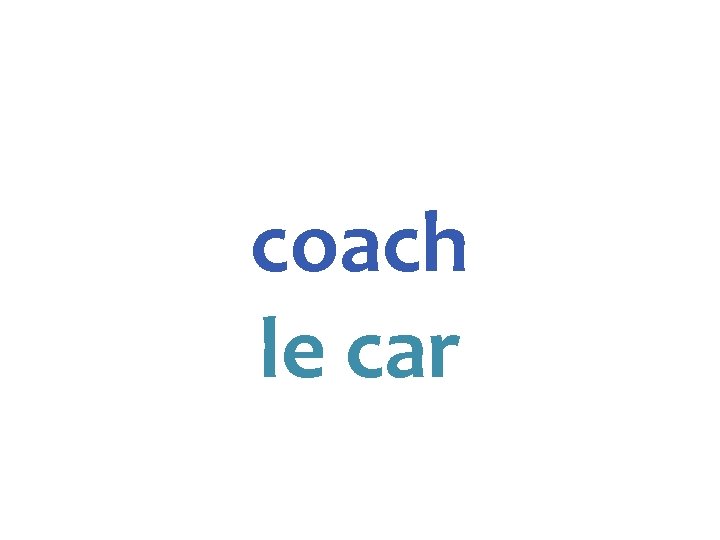 coach le car 