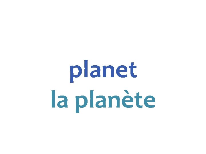 planet la planète 