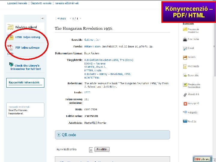 Könyvrecenzió – PDF/ HTML 