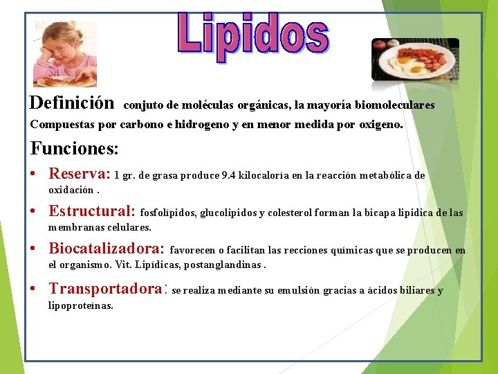 Definición conjuto de moléculas orgánicas, la mayoría biomoleculares Compuestas por carbono e hidrogeno y