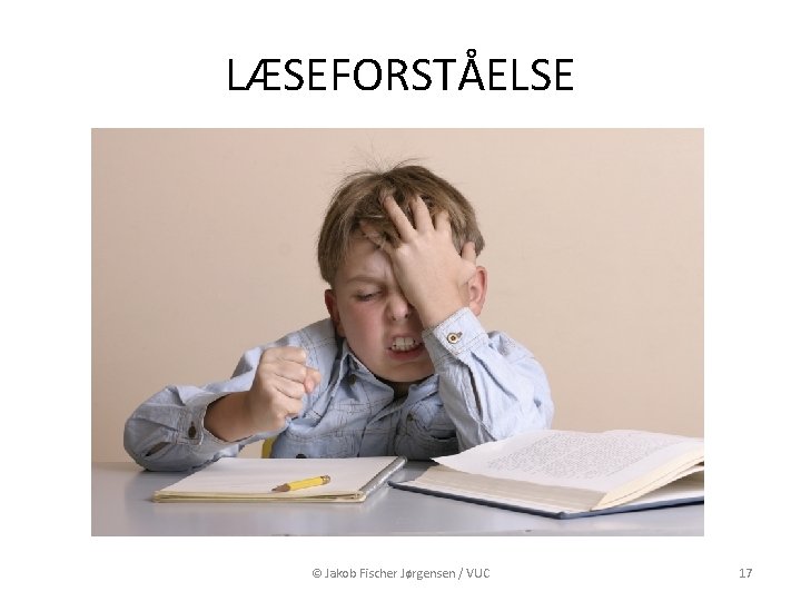 LÆSEFORSTÅELSE © Jakob Fischer Jørgensen / VUC 17 