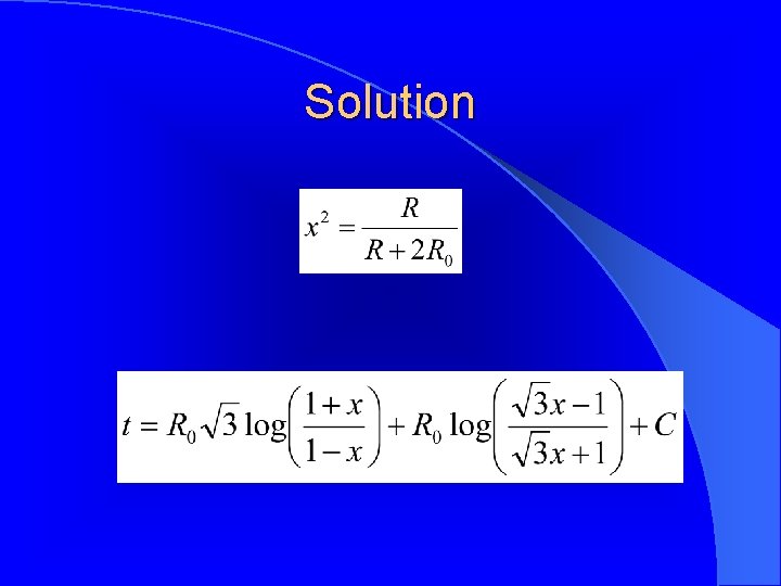 Solution 