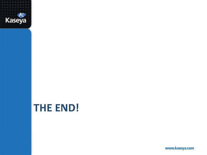 THE END! 