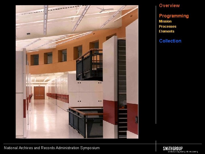 Overview Programming Mission Processes Elements Collection National Archives and Records Administration Symposium 