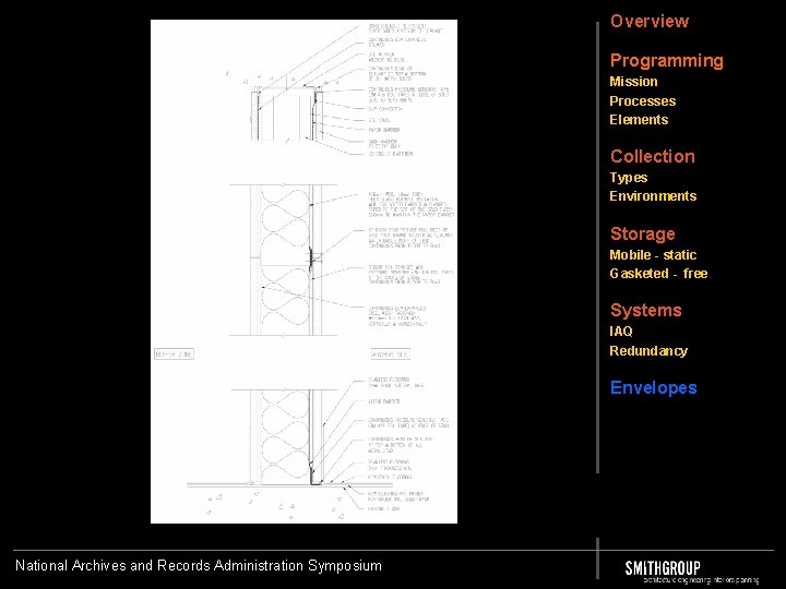 Overview Programming Mission Processes Elements Collection Types Environments Storage Mobile - static Gasketed -