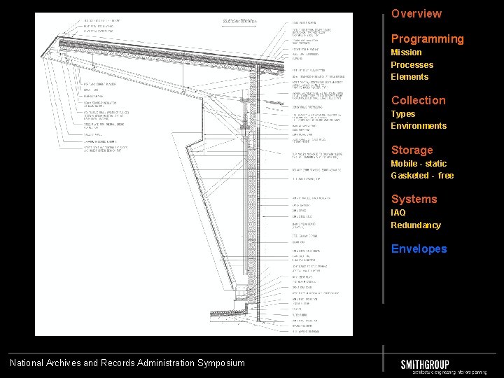 Overview Programming Mission Processes Elements Collection Types Environments Storage Mobile - static Gasketed -