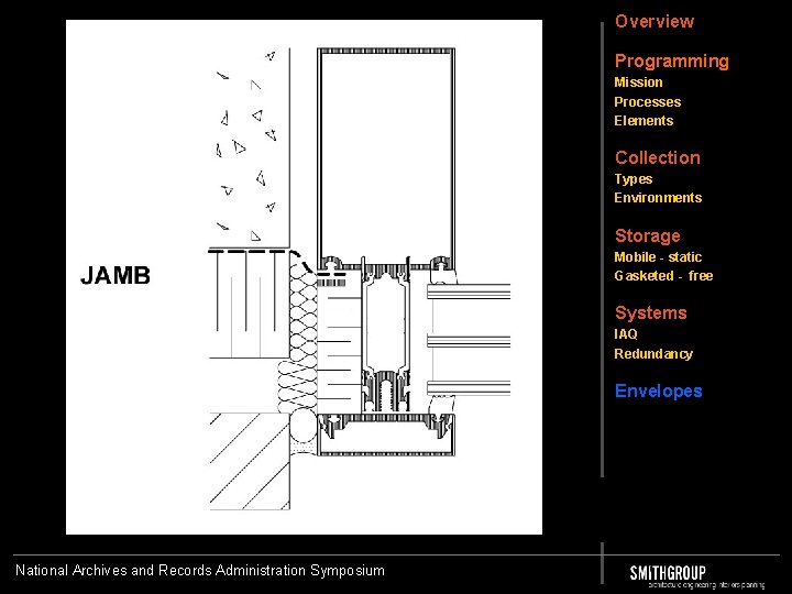 Overview Programming Mission Processes Elements Collection Types Environments Storage Mobile - static Gasketed -