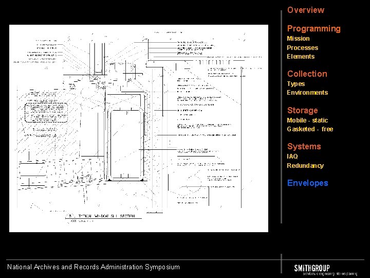 Overview Programming Mission Processes Elements Collection Types Environments Storage Mobile - static Gasketed -