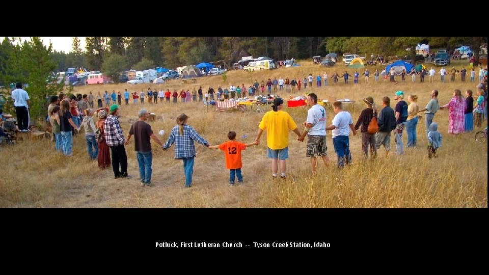 Potluck, First Lutheran Church -- Tyson Creek Station, Idaho 