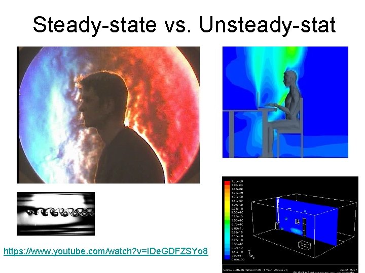 Steady-state vs. Unsteady-stat https: //www. youtube. com/watch? v=IDe. GDFZSYo 8 