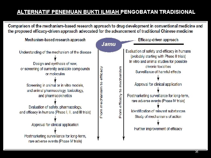 ALTERNATIF PENEMUAN BUKTI ILMIAH PENGOBATAN TRADISIONAL Jamu 35 