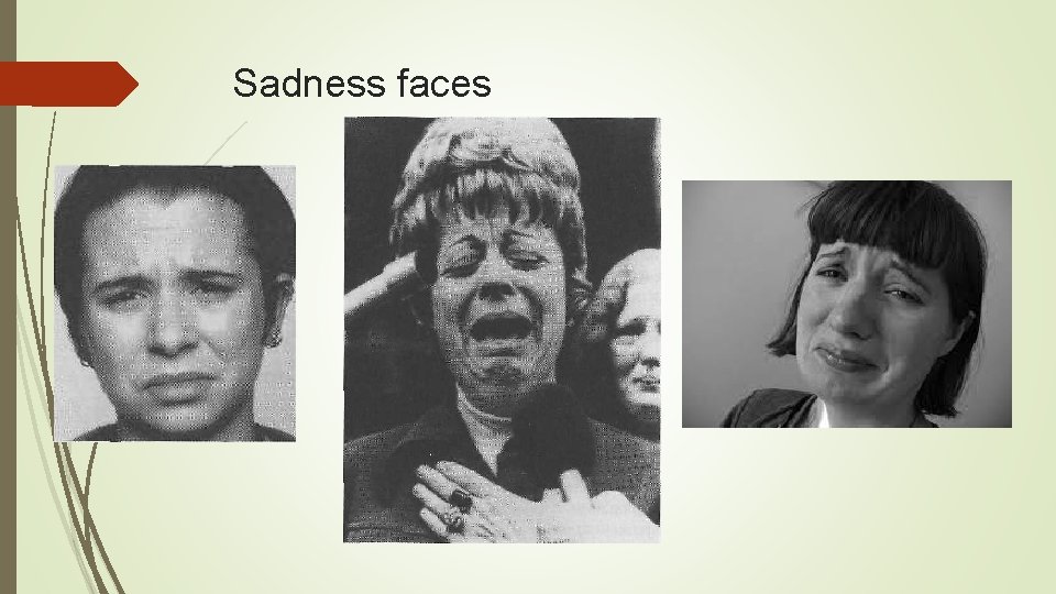 Sadness faces 