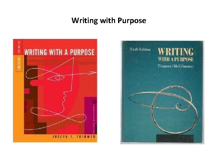Writing with Purpose 