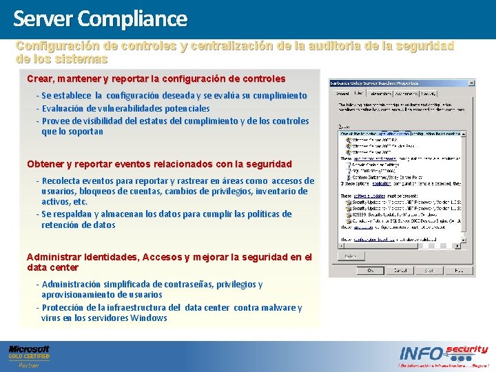 Server Haga Compliance clic para modificar el estilo Click to edit Master title style