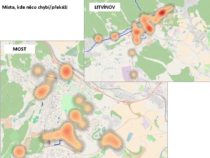 Místa, kde něco chybí/překáží MOST LITVÍNOV 