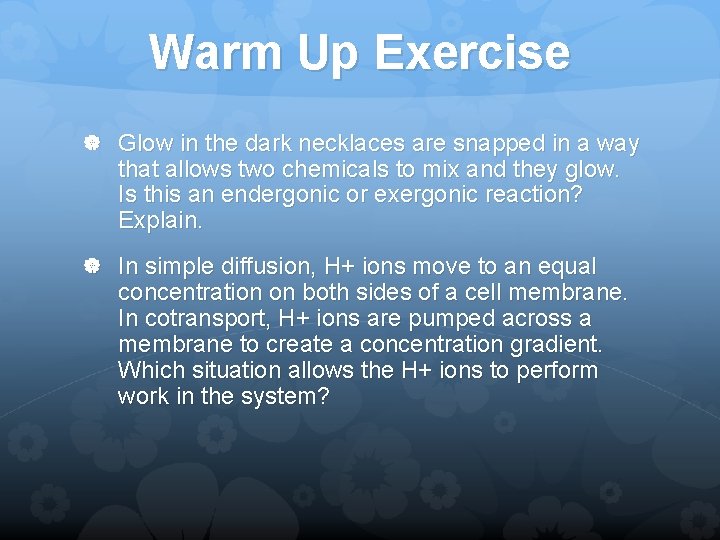 Warm Up Exercise Glow in the dark necklaces are snapped in a way that