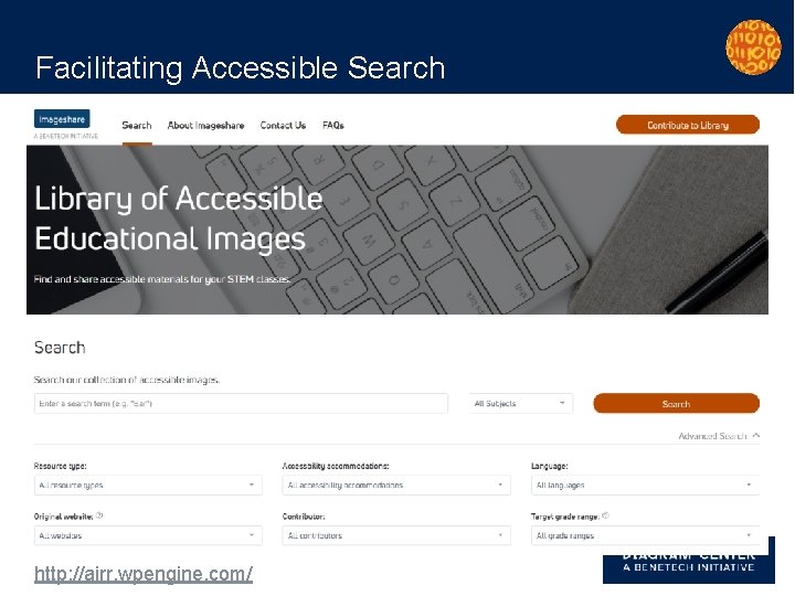 Facilitating Accessible Search http: //airr. wpengine. com/ 