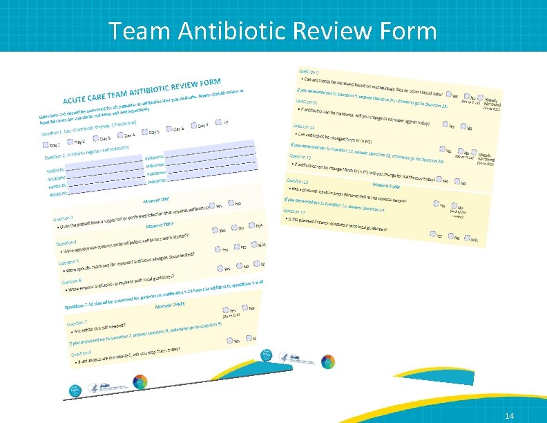 Team Antibiotic Review Form 14 