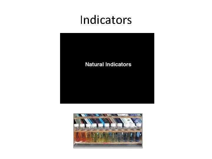 Indicators 