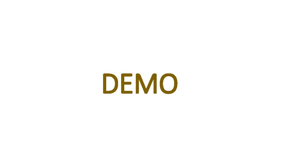 DEMO 