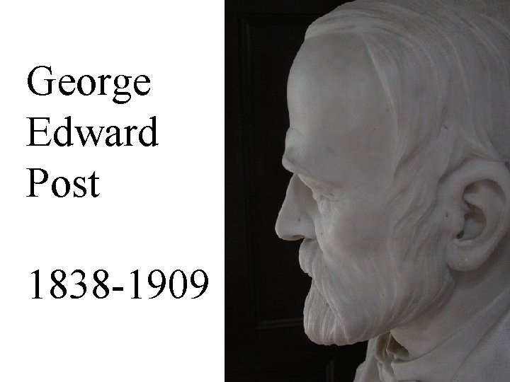 George Edward Post 1838 -1909 