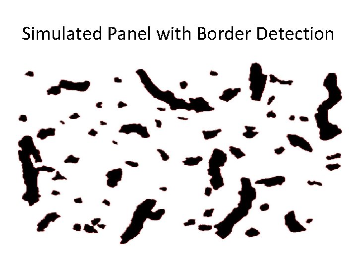 Simulated Panel with Border Detection 