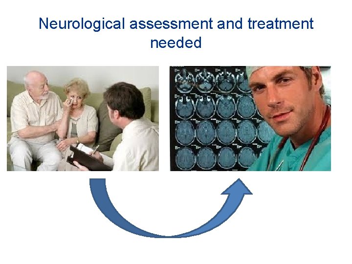 Neurological assessment and treatment needed 