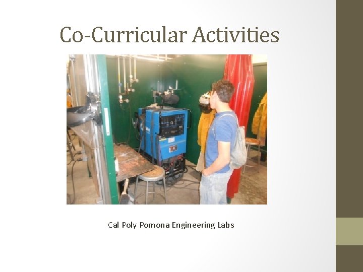 Co-Curricular Activities Cal Poly Pomona Engineering Labs 