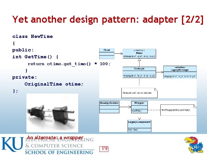 Yet another design pattern: adapter [2/2] class New. Time { public: int Get. Time()