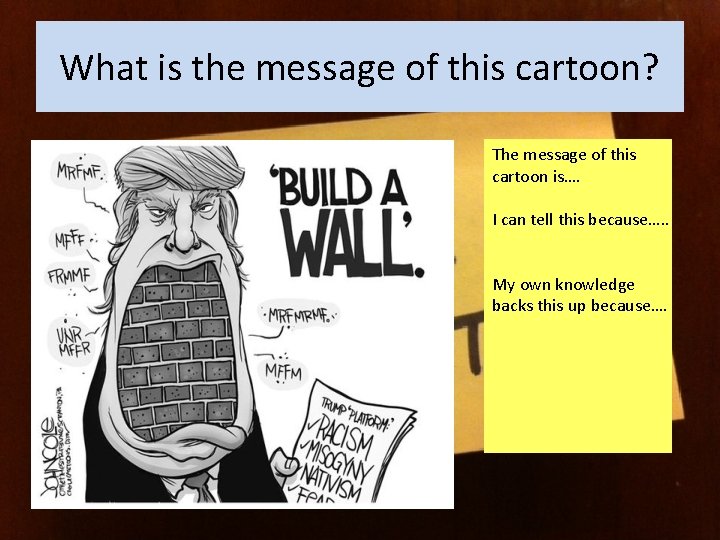 What is the message of this cartoon? The message of this cartoon is…. I