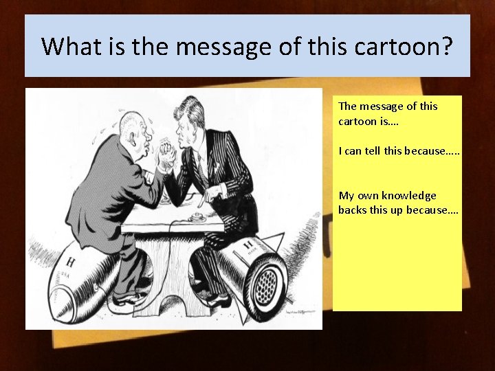 What is the message of this cartoon? The message of this cartoon is…. I