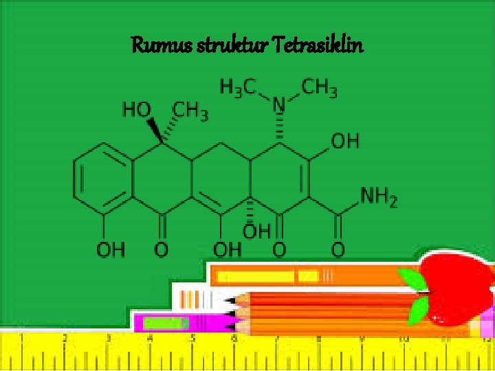 Rumus struktur Tetrasiklin 