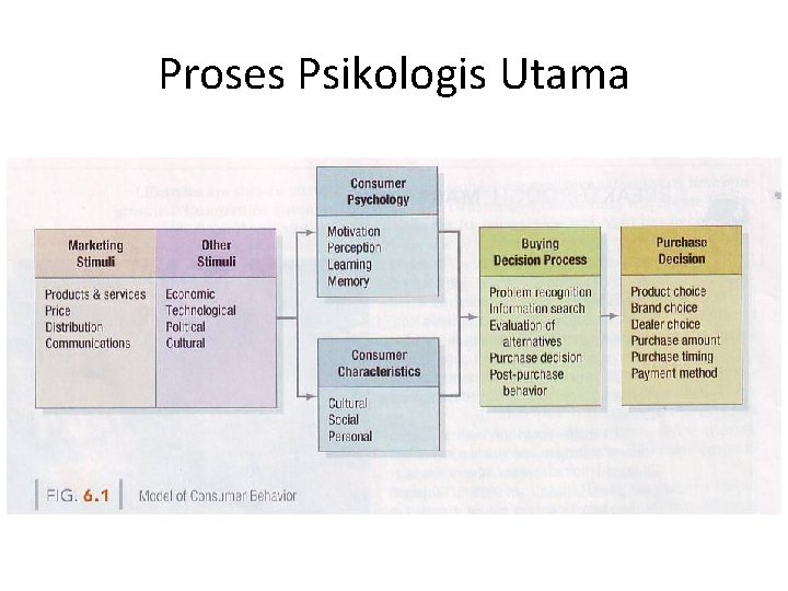 Proses Psikologis Utama Proses Psikologis Utama