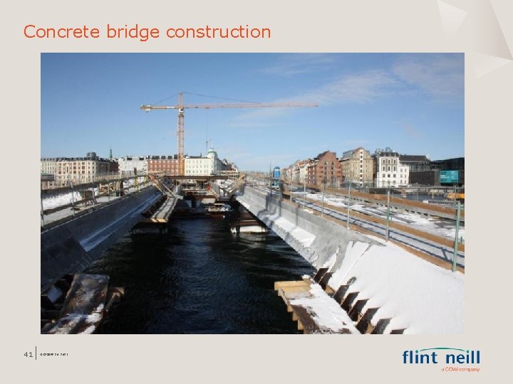 Concrete bridge construction 41 OCTOBER 26, 2021 
