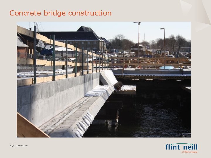 Concrete bridge construction 42 OCTOBER 26, 2021 