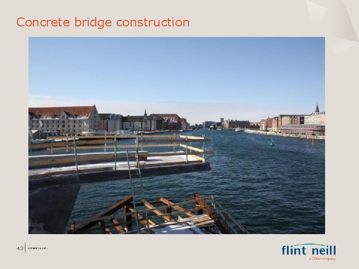 Concrete bridge construction 43 OCTOBER 26, 2021 