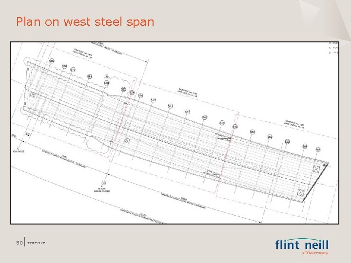 Plan on west steel span 50 OCTOBER 26, 2021 