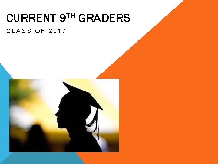 CURRENT 9 TH GRADERS CLASS OF 2017 