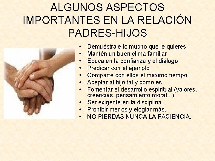 Cada familia es nica e irrepetible tiene caractersticas