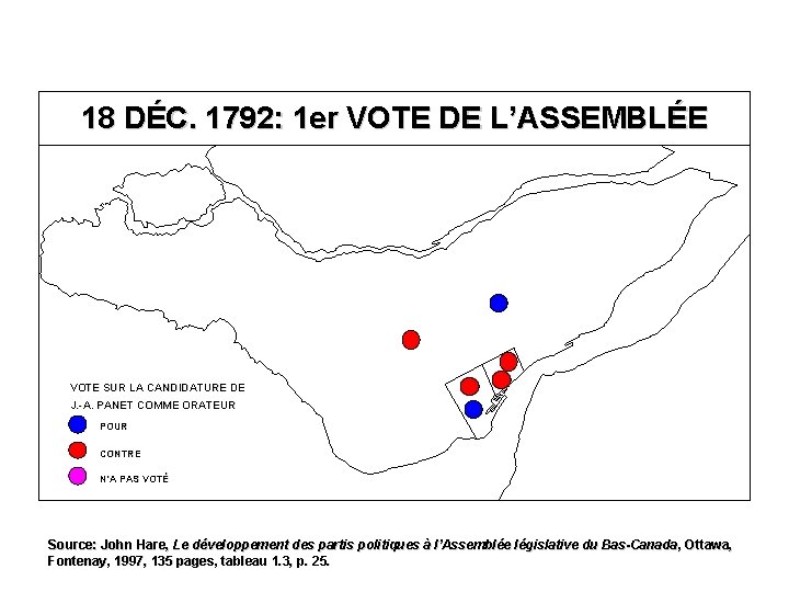 18 DÉC. 1792: 1 er VOTE DE L’ASSEMBLÉE VOTE SUR LA CANDIDATURE DE J.