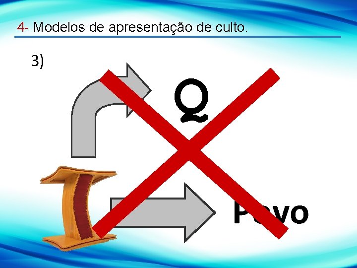 4 - Modelos de apresentação de culto. 3) Q Povo 