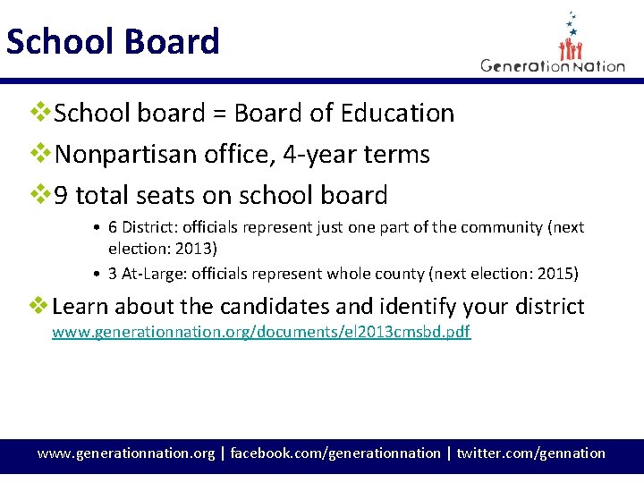 School Board v. School board = Board of Education v. Nonpartisan office, 4 -year