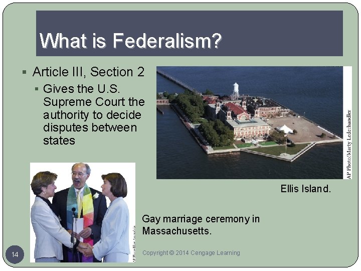 What is Federalism? § Article III, Section 2 § Gives the U. S. Supreme