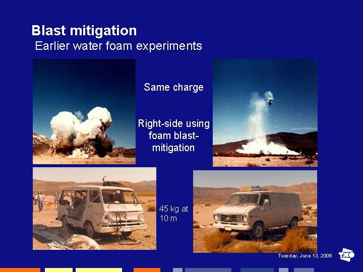 Blast and noise mitigation of open air explosions