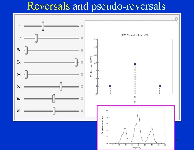 Reversals and pseudo-reversals 16 