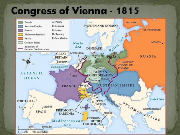 Congress of Vienna - 1815 